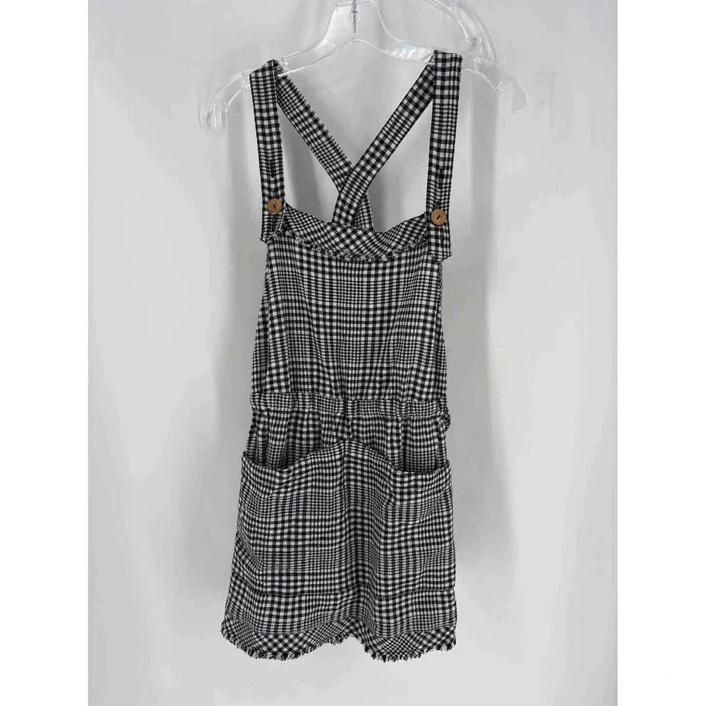 Size S FREE PEOPLE Black/White Dress